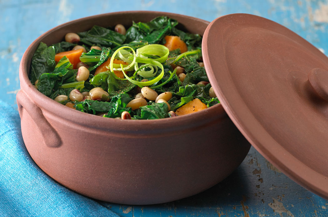 kitchen table veggie pots